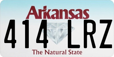 AR license plate 414LRZ