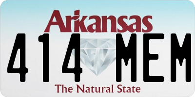 AR license plate 414MEM