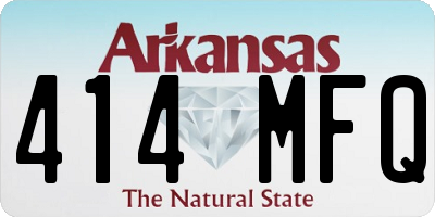 AR license plate 414MFQ