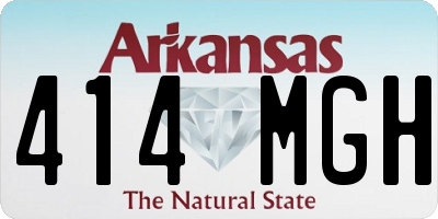 AR license plate 414MGH