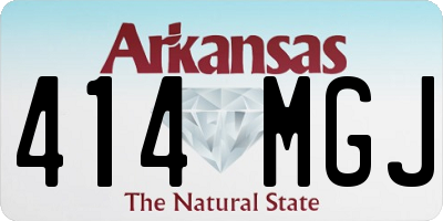 AR license plate 414MGJ