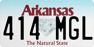 AR license plate 414MGL