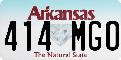 AR license plate 414MGO