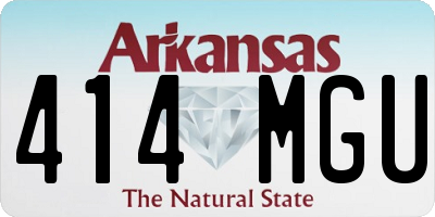 AR license plate 414MGU