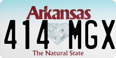 AR license plate 414MGX