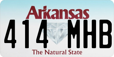 AR license plate 414MHB