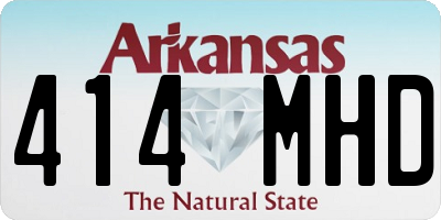 AR license plate 414MHD
