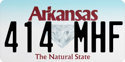 AR license plate 414MHF
