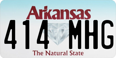 AR license plate 414MHG