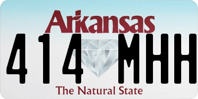 AR license plate 414MHH