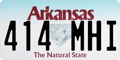 AR license plate 414MHI