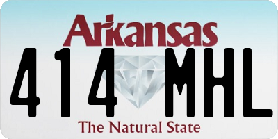AR license plate 414MHL