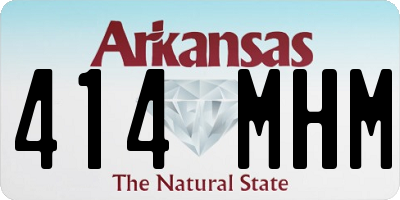 AR license plate 414MHM