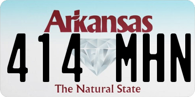AR license plate 414MHN