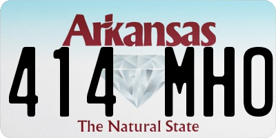 AR license plate 414MHO