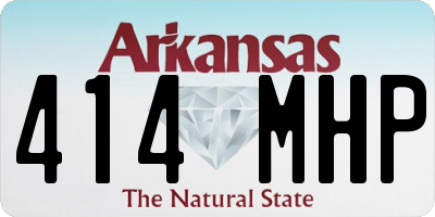 AR license plate 414MHP