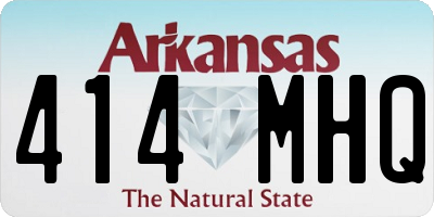 AR license plate 414MHQ
