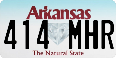 AR license plate 414MHR