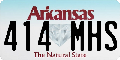 AR license plate 414MHS