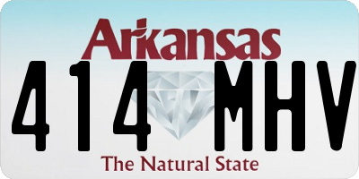 AR license plate 414MHV