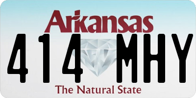 AR license plate 414MHY