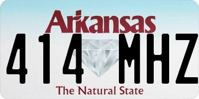 AR license plate 414MHZ