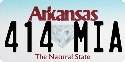 AR license plate 414MIA