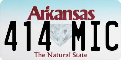 AR license plate 414MIC