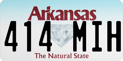 AR license plate 414MIH