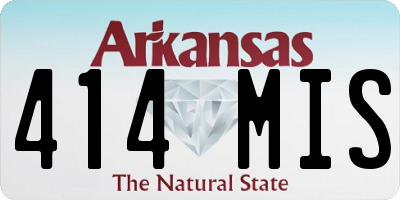 AR license plate 414MIS