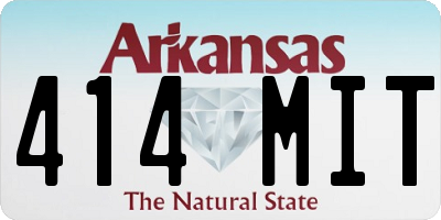 AR license plate 414MIT