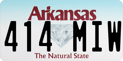 AR license plate 414MIW