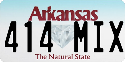 AR license plate 414MIX