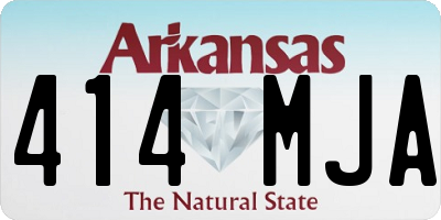 AR license plate 414MJA