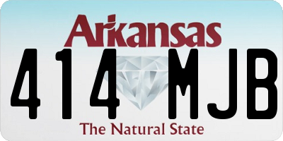 AR license plate 414MJB
