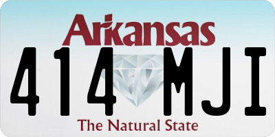 AR license plate 414MJI