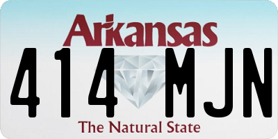 AR license plate 414MJN