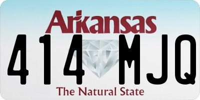 AR license plate 414MJQ