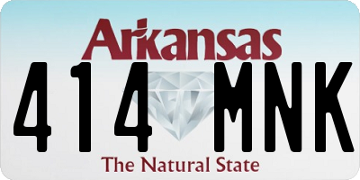 AR license plate 414MNK