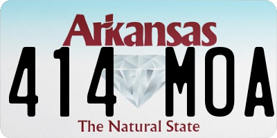 AR license plate 414MOA