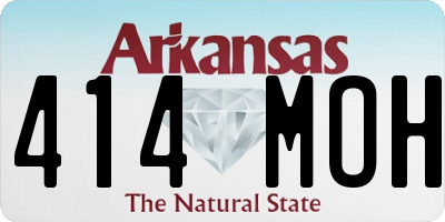 AR license plate 414MOH