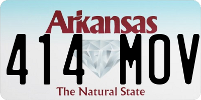 AR license plate 414MOV