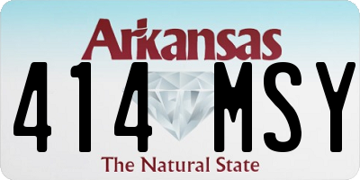 AR license plate 414MSY
