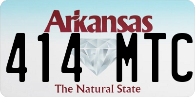 AR license plate 414MTC