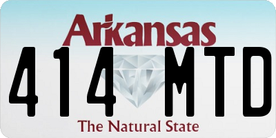 AR license plate 414MTD