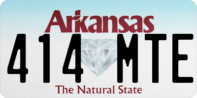AR license plate 414MTE