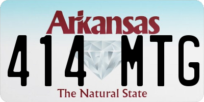 AR license plate 414MTG
