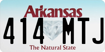 AR license plate 414MTJ