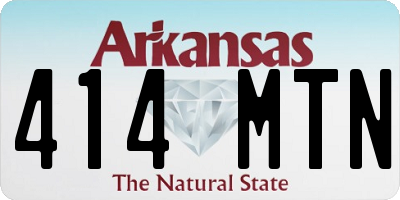 AR license plate 414MTN