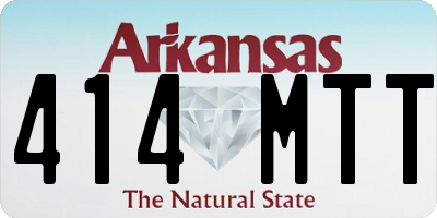 AR license plate 414MTT